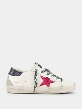 Glitter Star Leather Sneakers