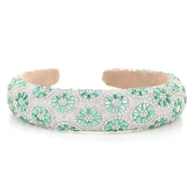 Gloria Christmas Designer Headband in Green