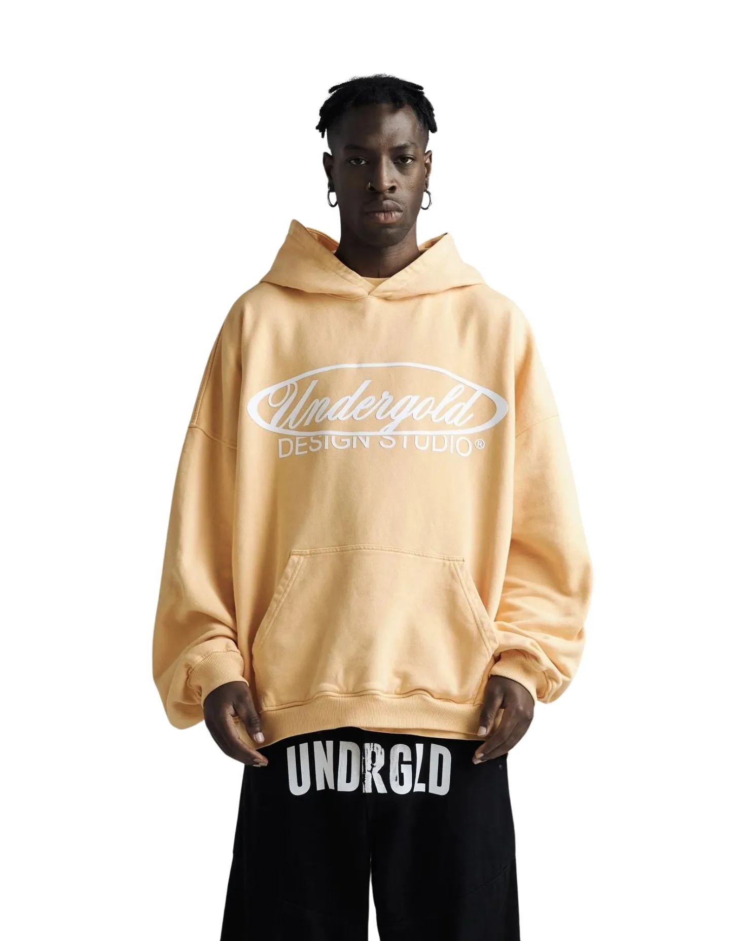 Golden Hills III Basic Hoodie - Orange