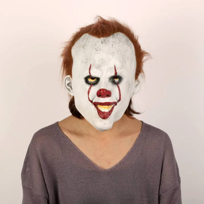 Halloween Funny Joker Face With Smile Scary Mask For Party