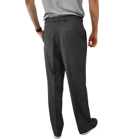 HAN KJØBENHAVN Pantalon de costume plissé pour homme Gris M-130903