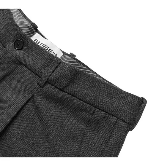 HAN KJØBENHAVN Pantalon de costume plissé pour homme Gris M-130903