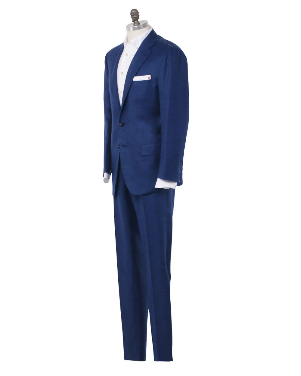 High Blue Textured Suit