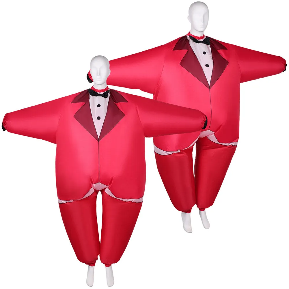 Inflatable suits Hazbin Hotel Charlie Morningstar Adult Men Women Blowup Fancy Party Dress Halloween Carnival Party Suit Inflata