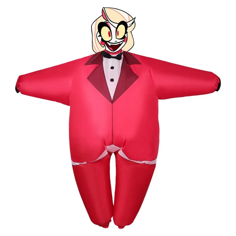 Inflatable suits Hazbin Hotel Charlie Morningstar Adult Men Women Blowup Fancy Party Dress Halloween Carnival Party Suit Inflata