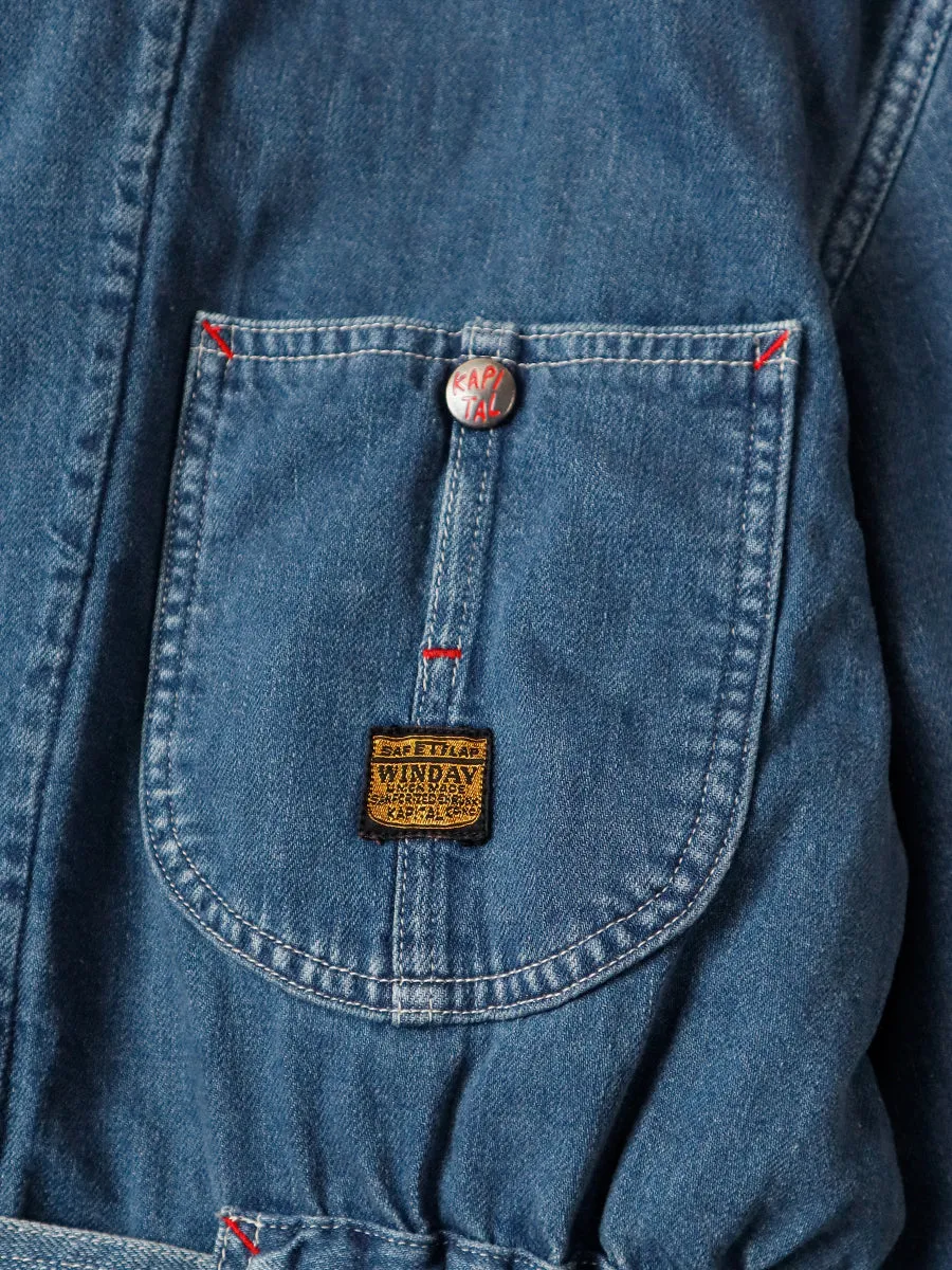 Kapital 8oz denim propeller coverall Jacket