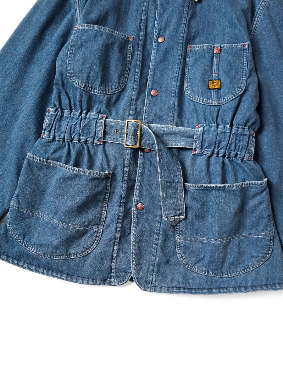 Kapital 8oz denim propeller coverall Jacket