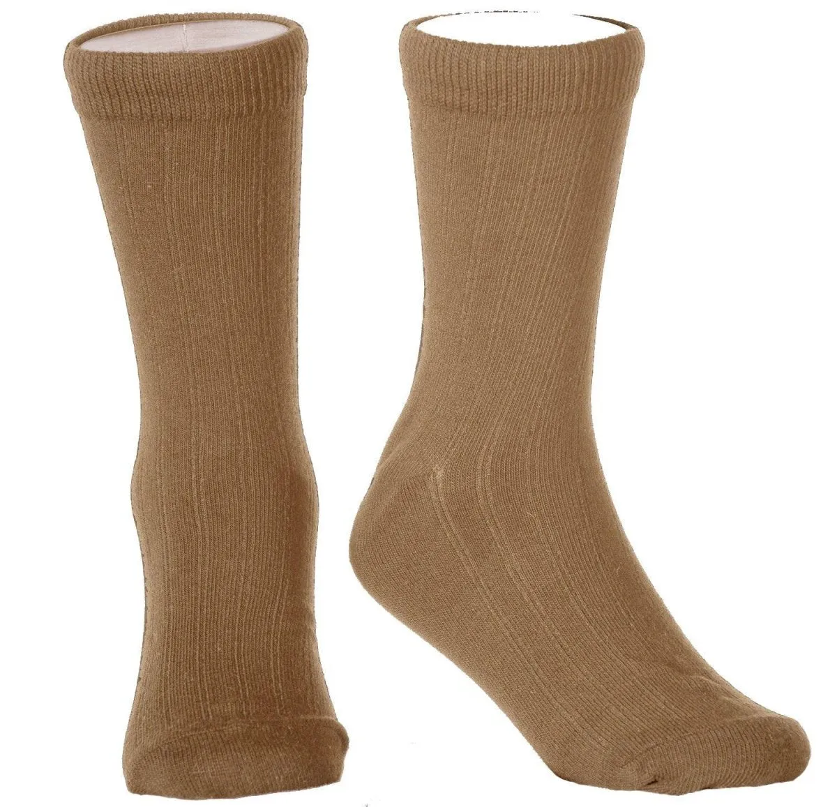 Kids Rib Crew Dress Sock 2 Pack