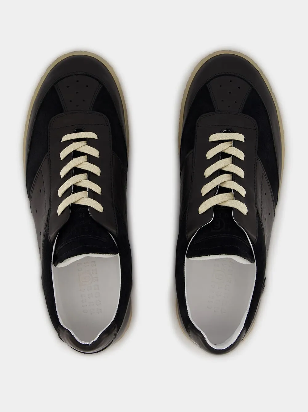 Lace-Up Leather Sneakers