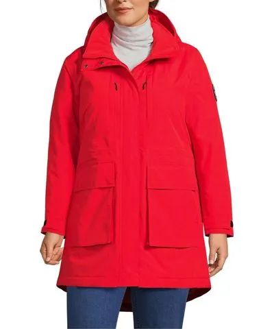 Lands' End Plus Size Squall Waterproof Insulated Winter Parka