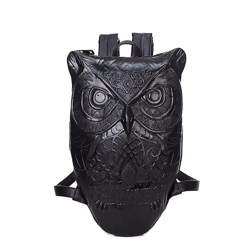 LEGENDARY OWL LEATHER BACKPACK