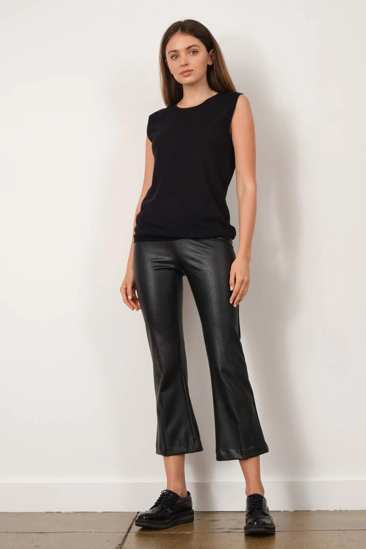 LEO PLEATHER PANT