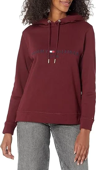 Logo Hoodie (Womens) - Deep Rogue