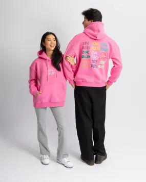 Love Rules Hoodie - Sugar Pink