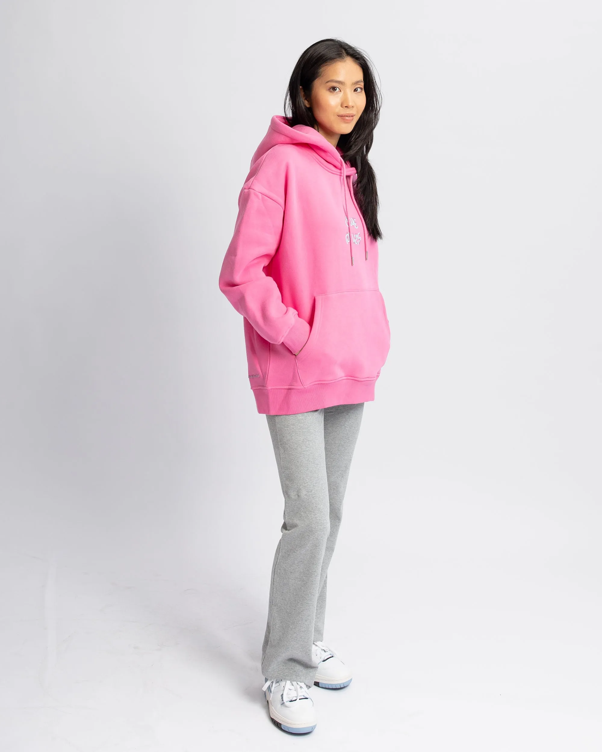 Love Rules Hoodie - Sugar Pink