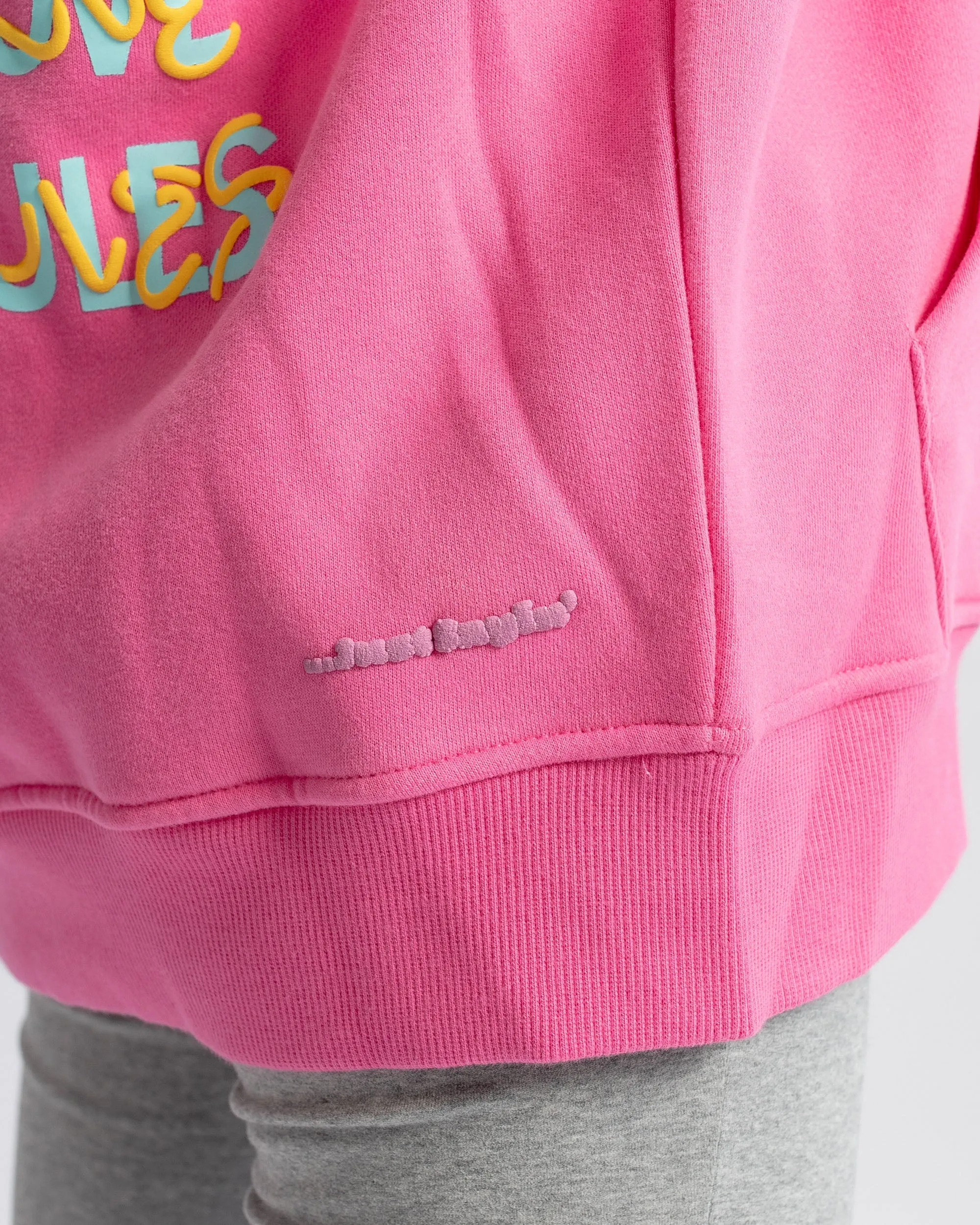 Love Rules Hoodie - Sugar Pink