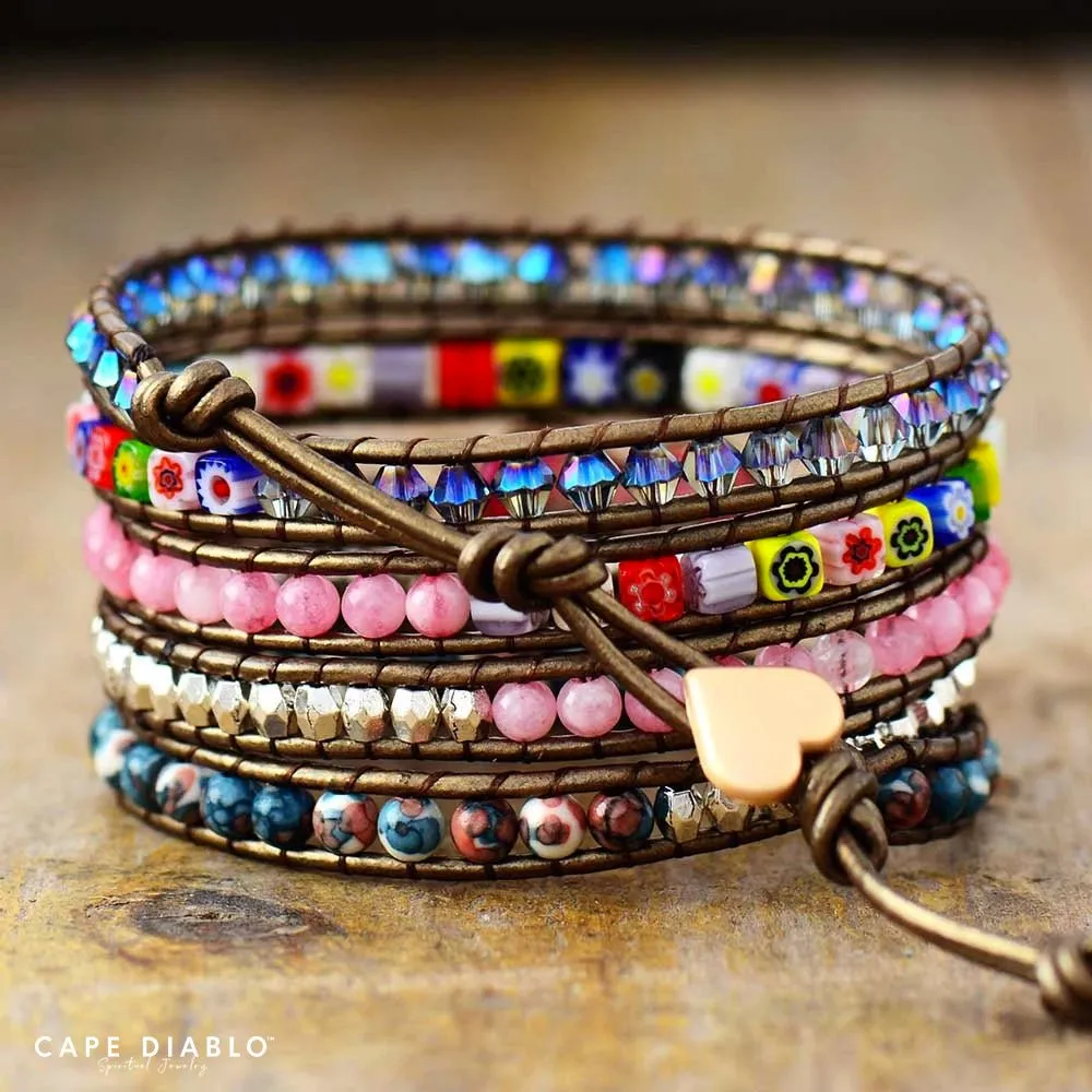 Love Warrior Protection Wrap Bracelet