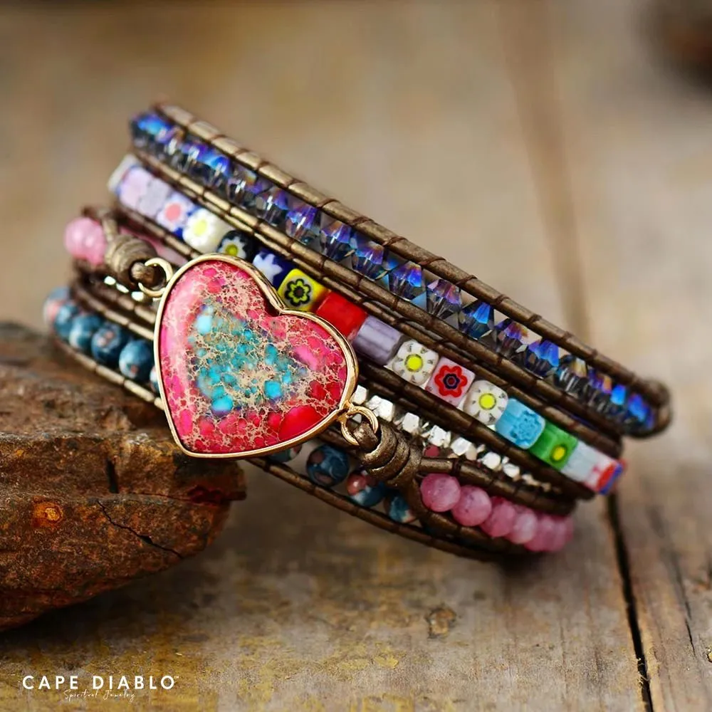 Love Warrior Protection Wrap Bracelet