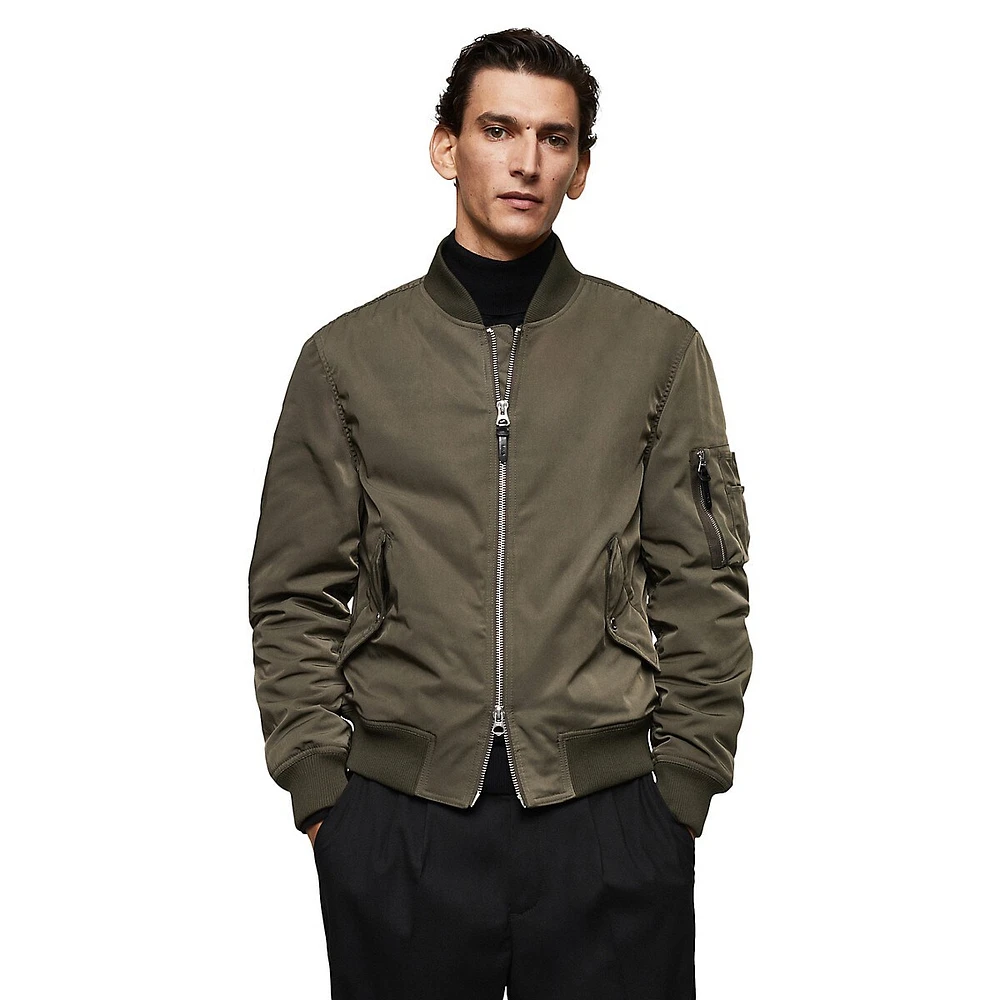 Mango York Bomber Jacket