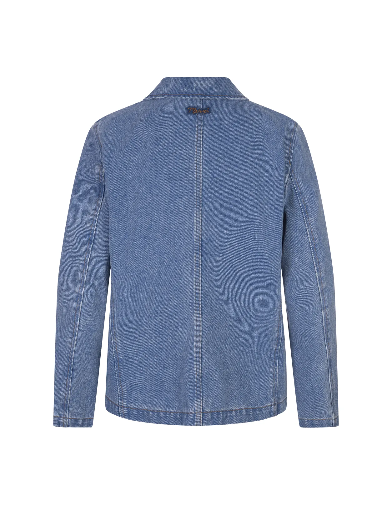 MARNI Blue Denim Single-Breasted Blazer