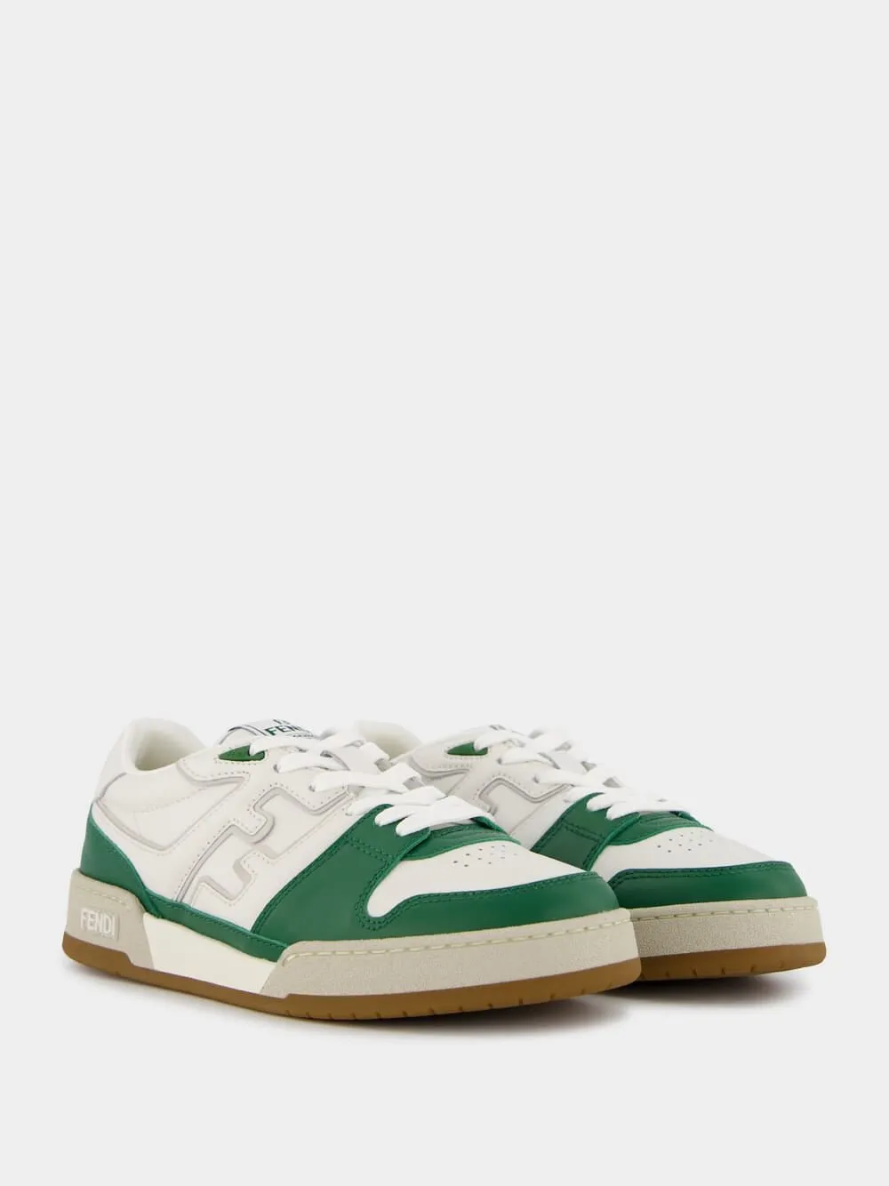 Match Leather Sneakers