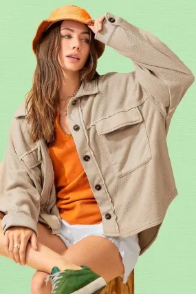 Matilda Long Sleeve Button Down Jacket