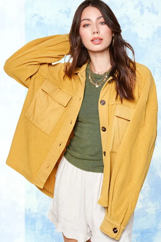 Matilda Long Sleeve Button Down Jacket