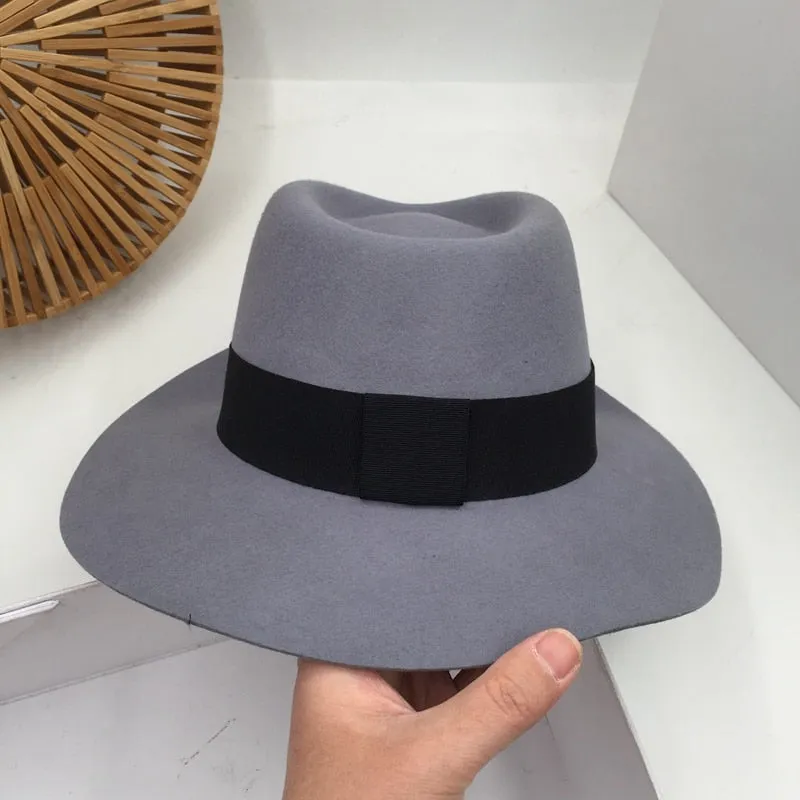 Men and Women Casual Fashion Europe Wool Abnormity Fedoras Hats