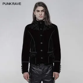 Men's Gothic Embroidered Single-breasted Jackets