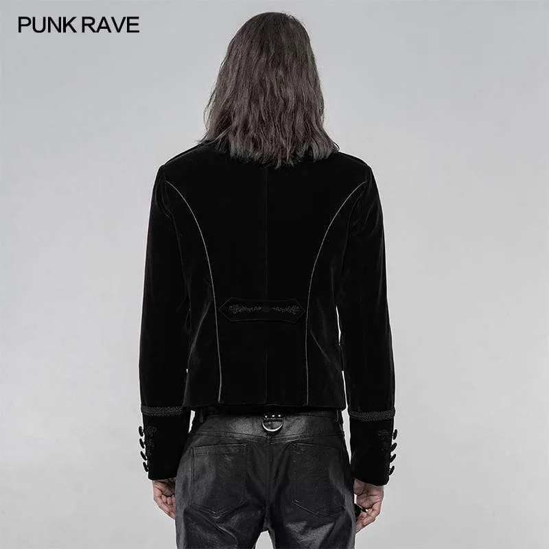 Men's Gothic Embroidered Single-breasted Jackets