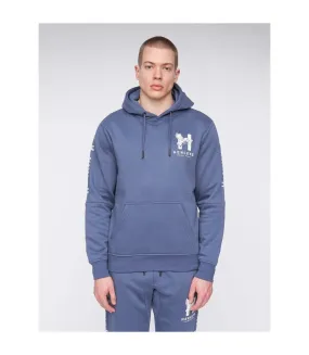 Mens tapehen hoodie deep navy Henleys