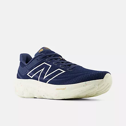 New Balance Men’s Fresh Foam X 1080 Athletic Shoes-Navy/White