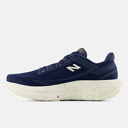 New Balance Men’s Fresh Foam X 1080 Athletic Shoes-Navy/White