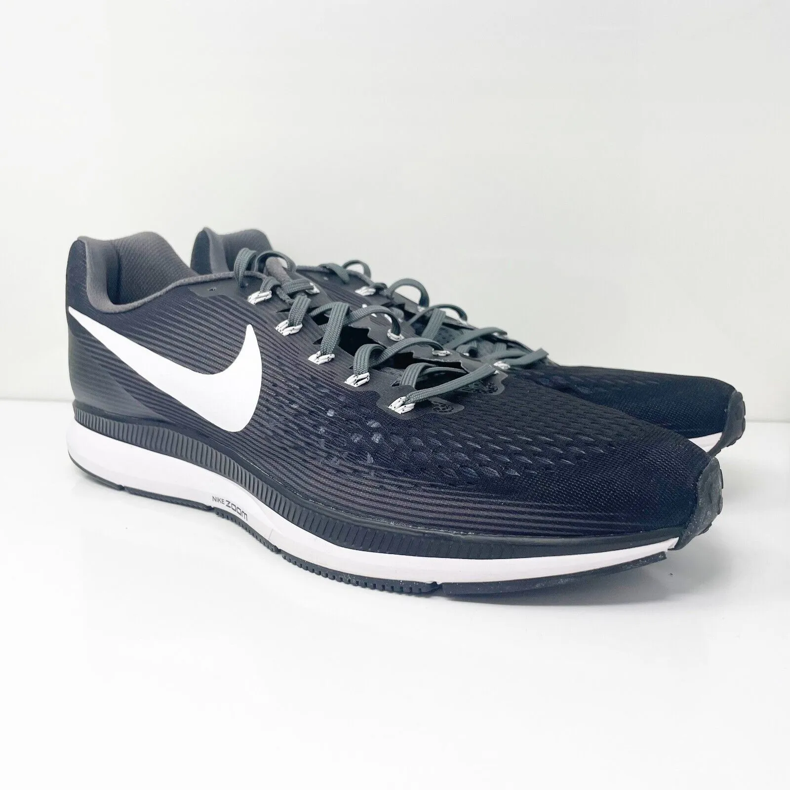 Nike Mens Air Zoom Pegasus 34 887009-001 Black Running Shoes Sneakers Size 16