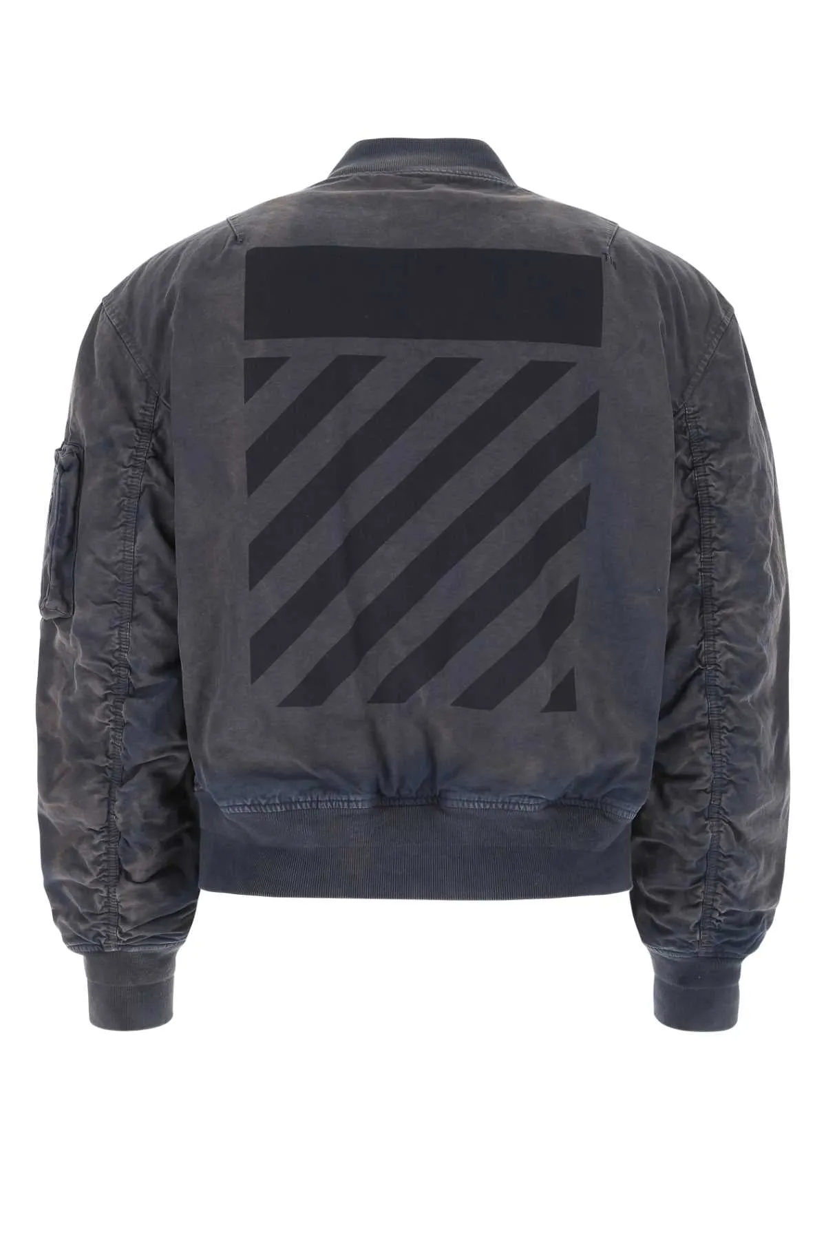 Off-White Stripe Detailed Denim Jacket