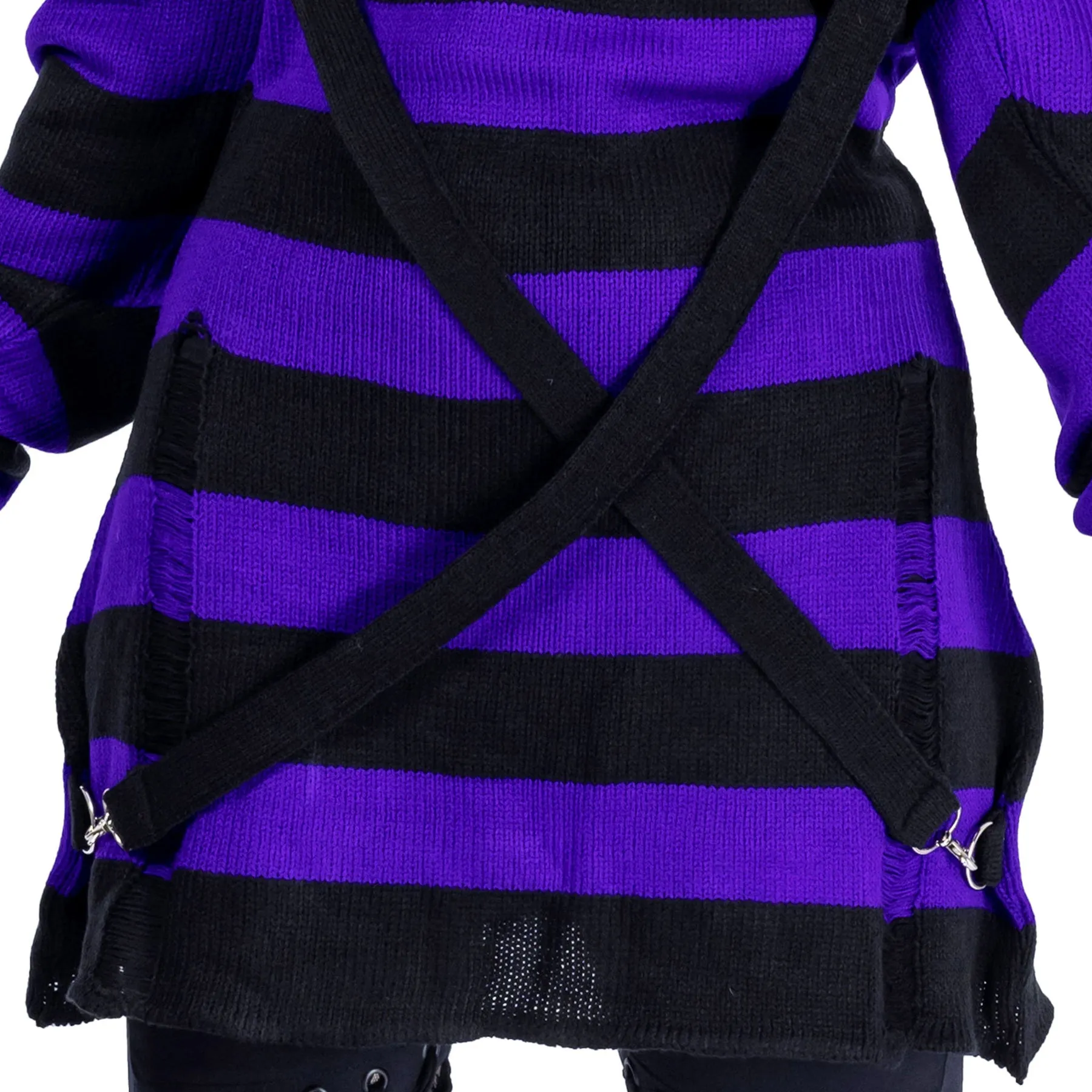 ORIANA JUMPER - BLACK/PURPLE