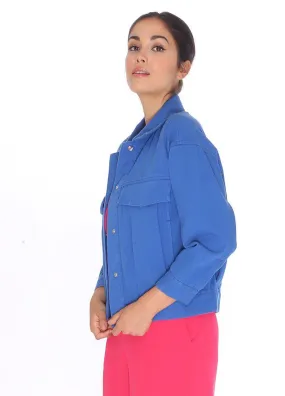 Pepaloves Canvas Jacket in Blue