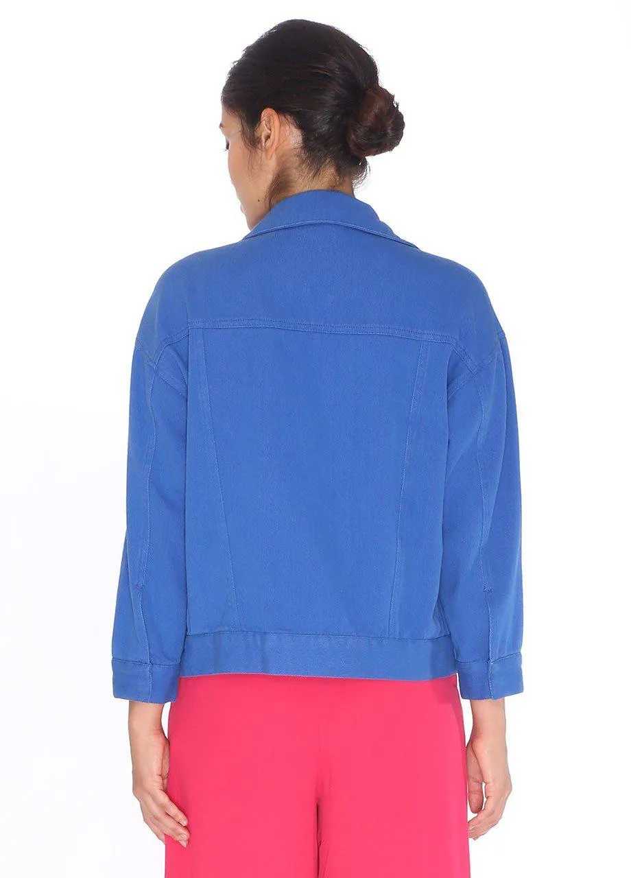 Pepaloves Canvas Jacket in Blue