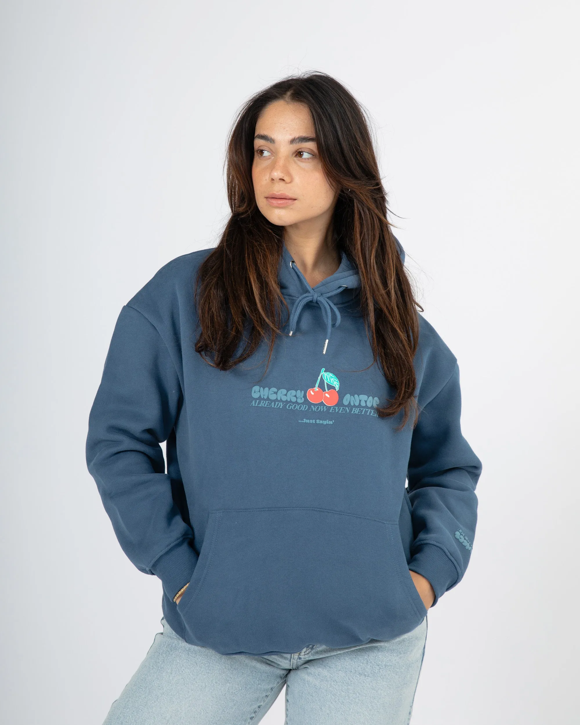 Picked For You Hoodie - Steel Blue