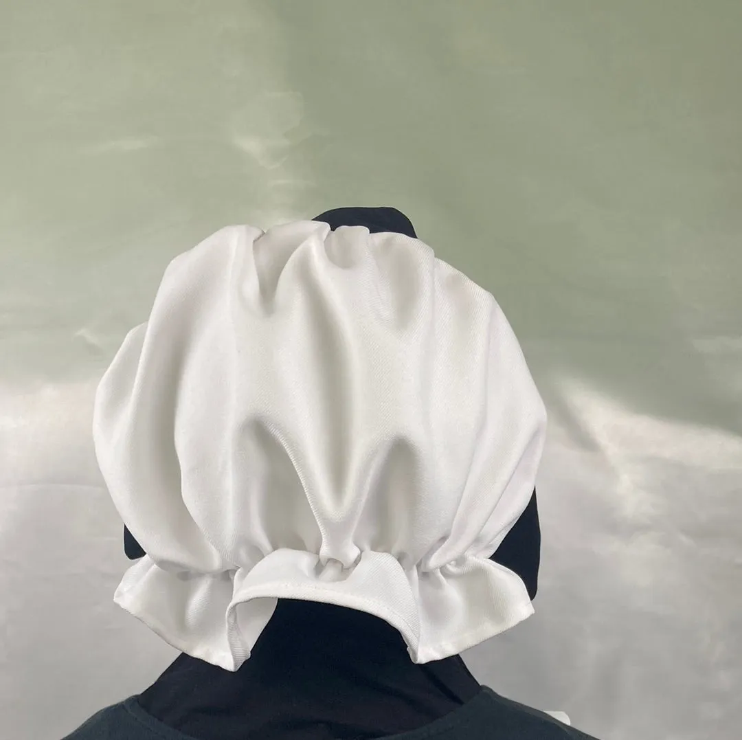 Pilgrim Ladies Bonnet - Black & White Child or Adult