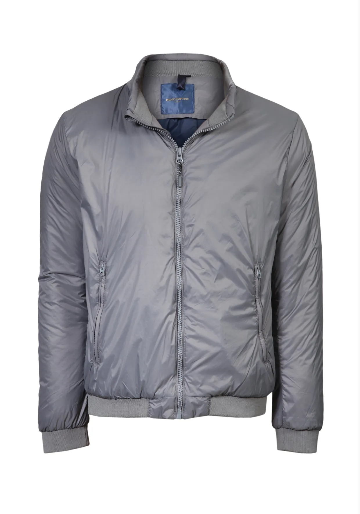 Piumino Bomber nylon - Grigio