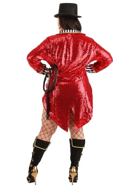 Plus Size Sexy Sequin Ringmaster Costume | Ringmaster Costumes