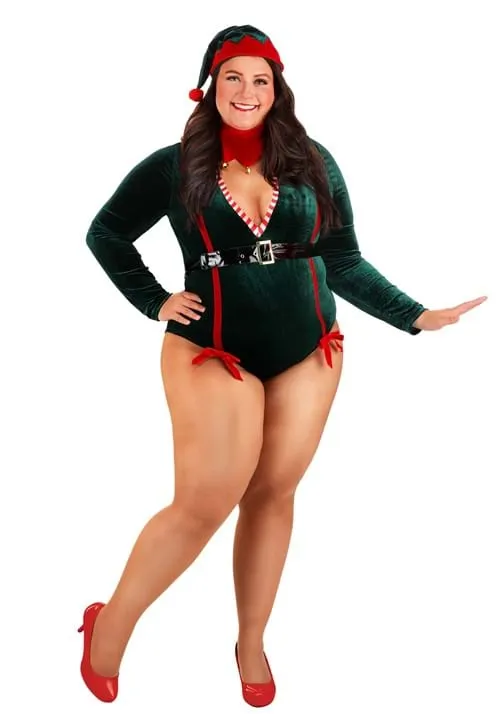 Plus Size Women's Sexy Santa Elf Costume | Sexy Christmas Costumes