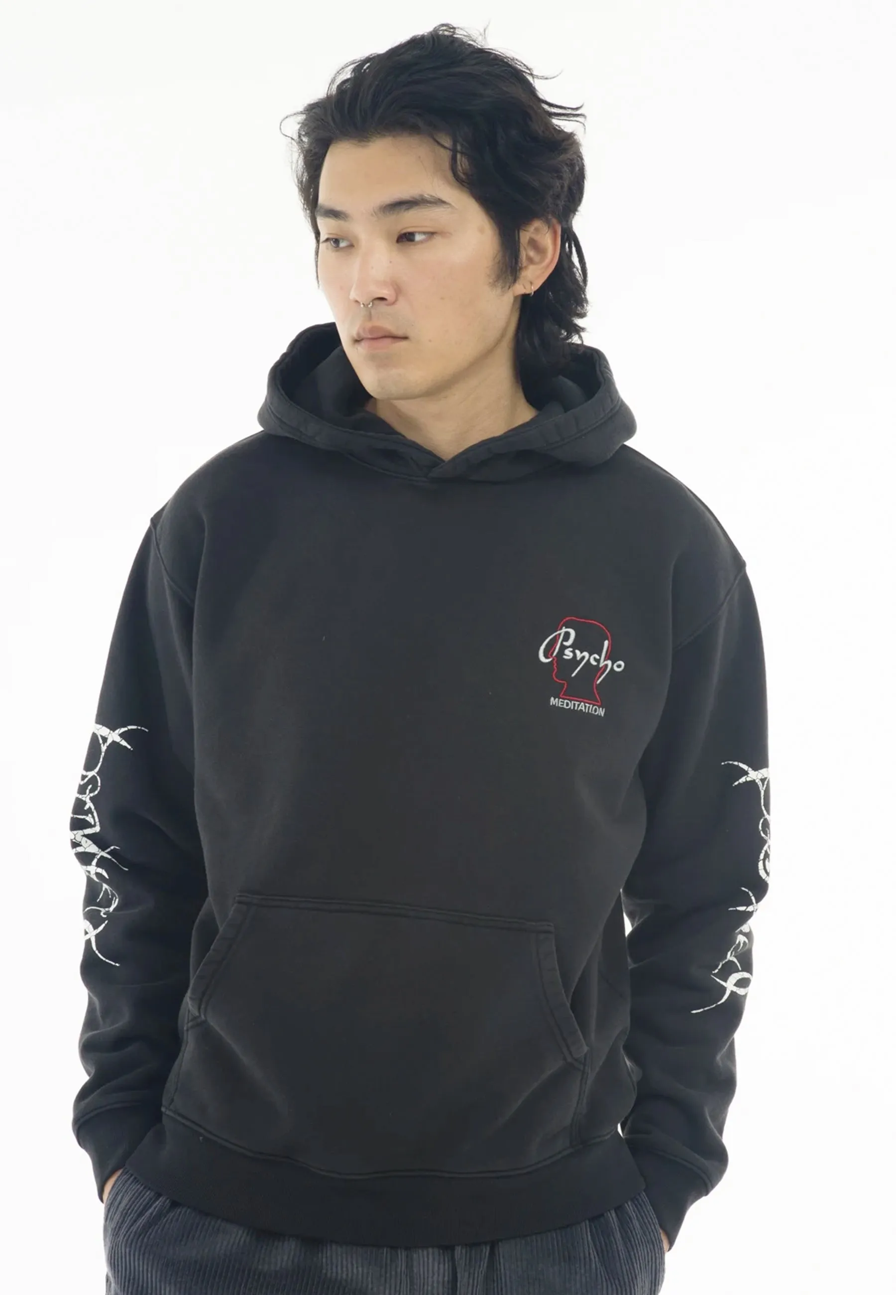 Psycho Meditation Hoodie - black