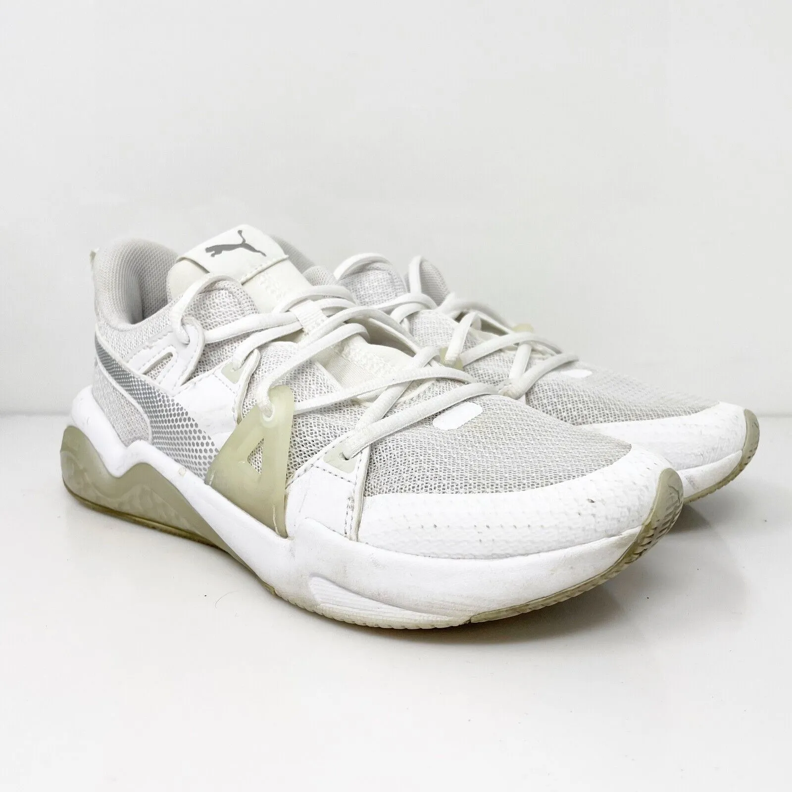 Puma Womens Cell Fraction 194362-02 White Running Shoes Sneakers Size 6