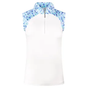 Pure Golf Freda Ladies Sleeveless Golf Polo Shirt Willow