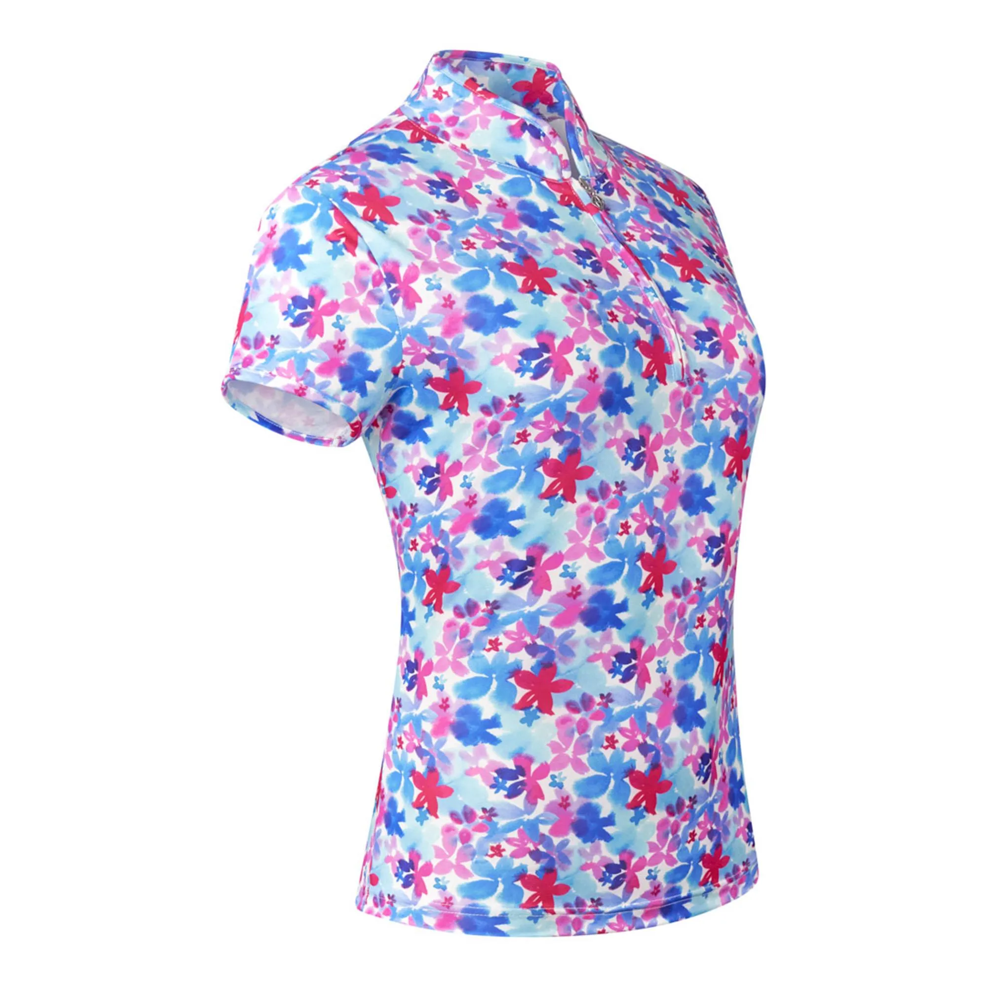 Pure Golf Rise Ladies Golf Polo Shirt Watercolour Daydream