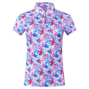 Pure Golf Rise Ladies Golf Polo Shirt Watercolour Daydream