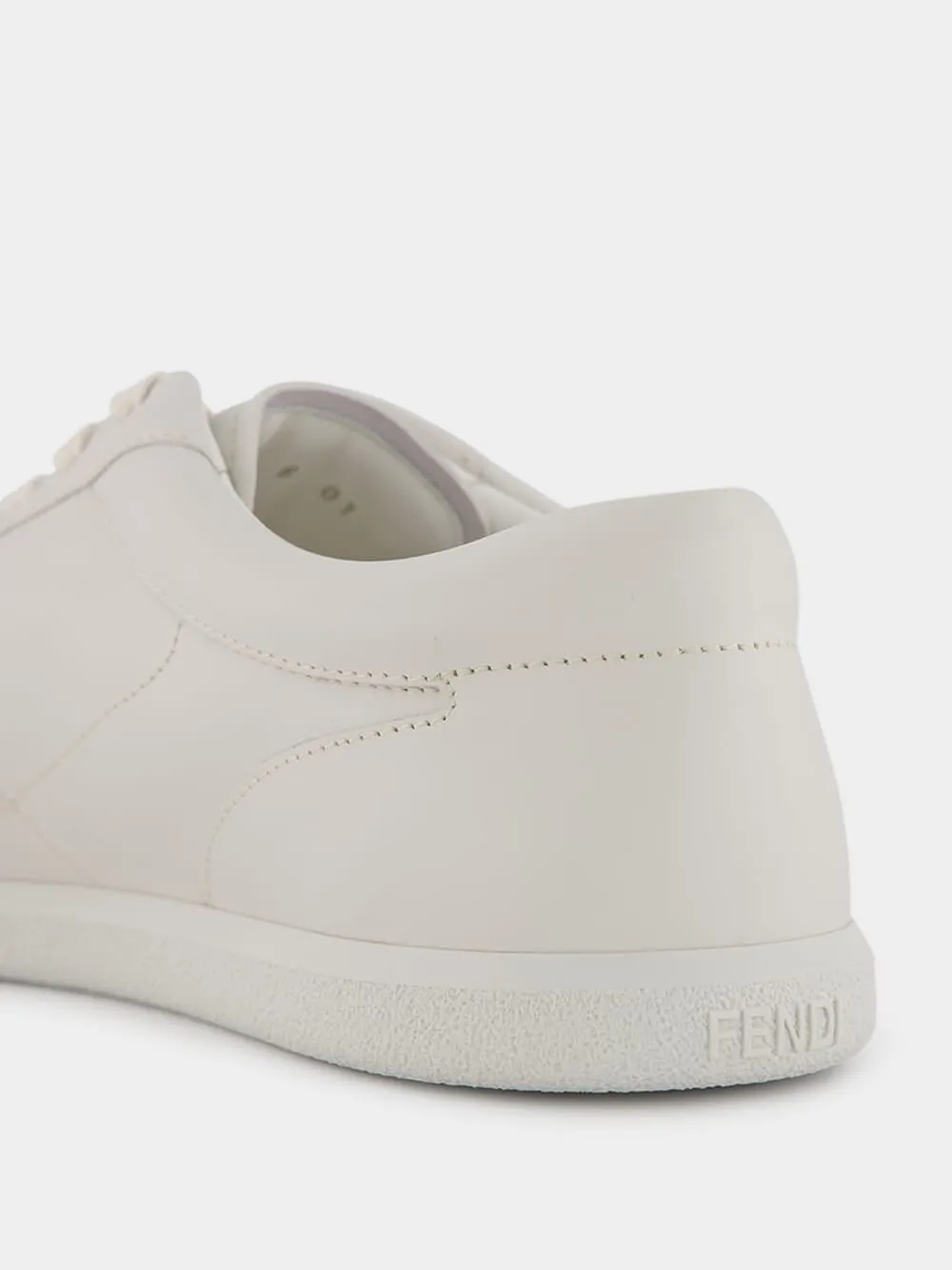 Roma White Leather Sneakers