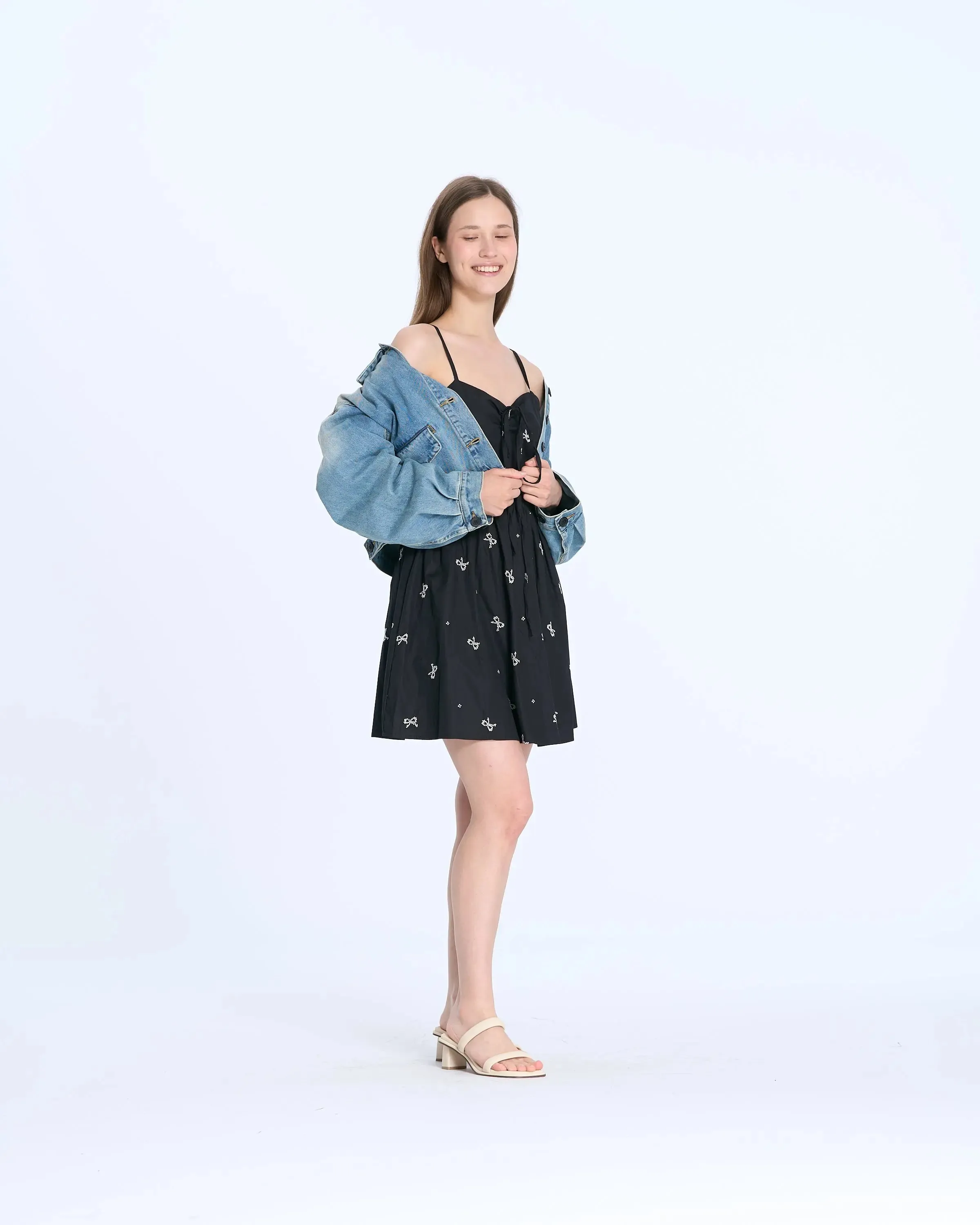 S0386 Cropped Denim Jacket